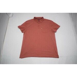 Levi's Polo Shirt Salmon Short Sleeve Front Pocket Cotton Blend Mens Large